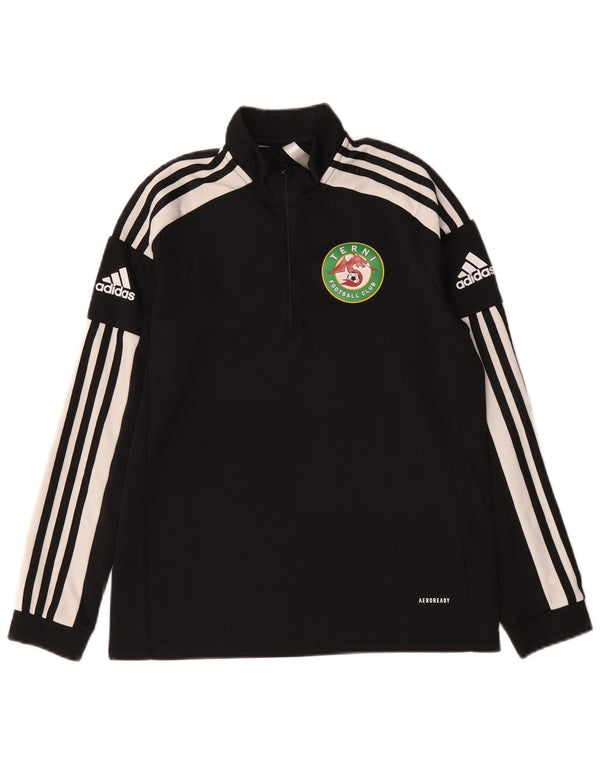 Adidas Boys Graphic Pullover Tracksuit Top 13-14 Years Black