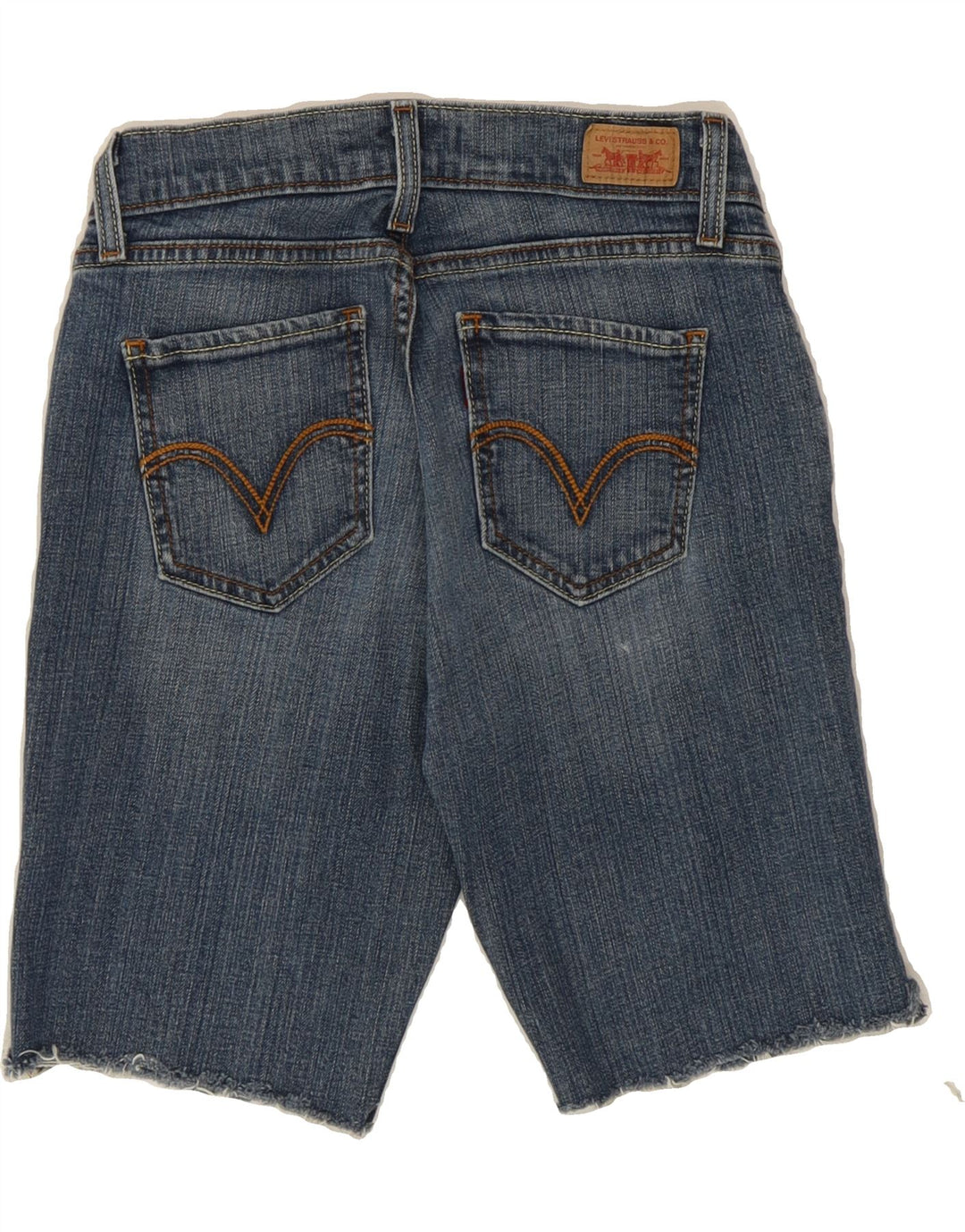 LEVI'S Womens 528 Denim Shorts US 3 Small W24  Blue Cotton Vintage Levi's and Second-Hand Levi's from Messina Hembry 
