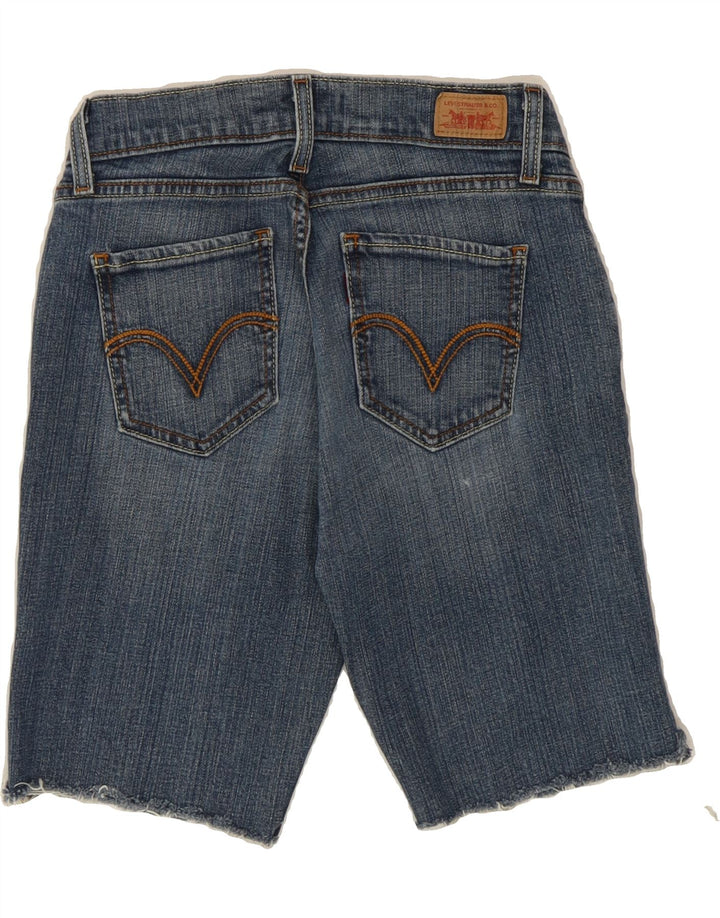 LEVI'S Womens 528 Denim Shorts US 3 Small W24  Blue Cotton Vintage Levi's and Second-Hand Levi's from Messina Hembry 