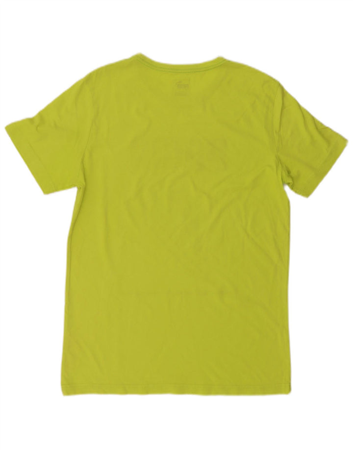 PUMA Mens Graphic T-Shirt Top Medium Green Cotton