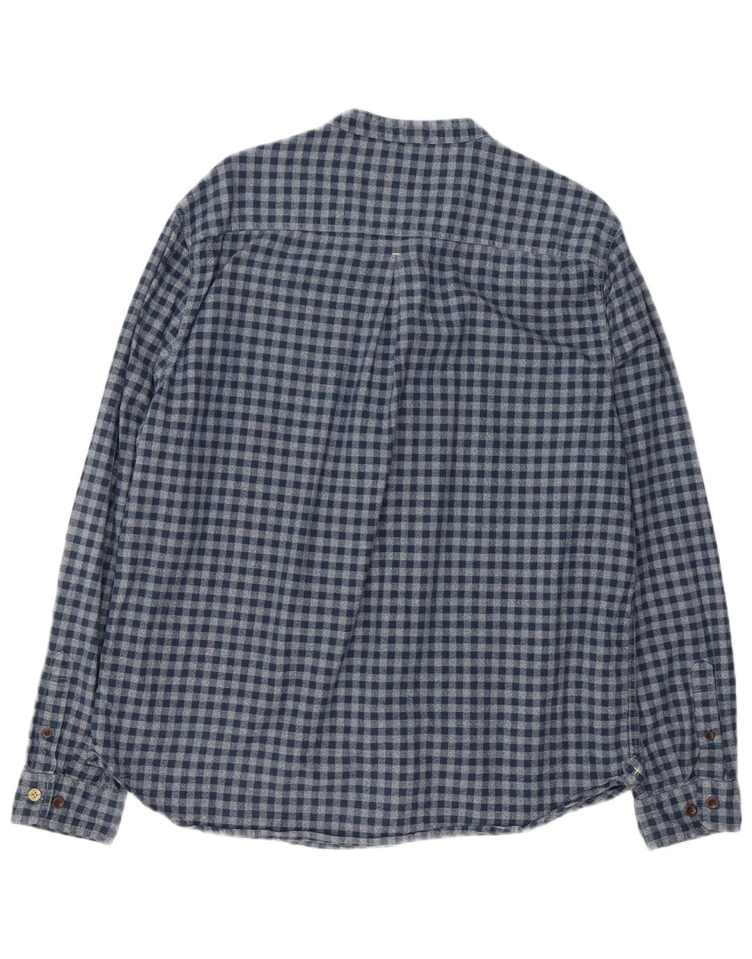 White Stuff Mens Classic Fit Shirt XL Blue Gingham Cotton