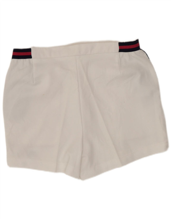 Pantaloncini chino da donna ROX medi W30 poliestere color block bianco