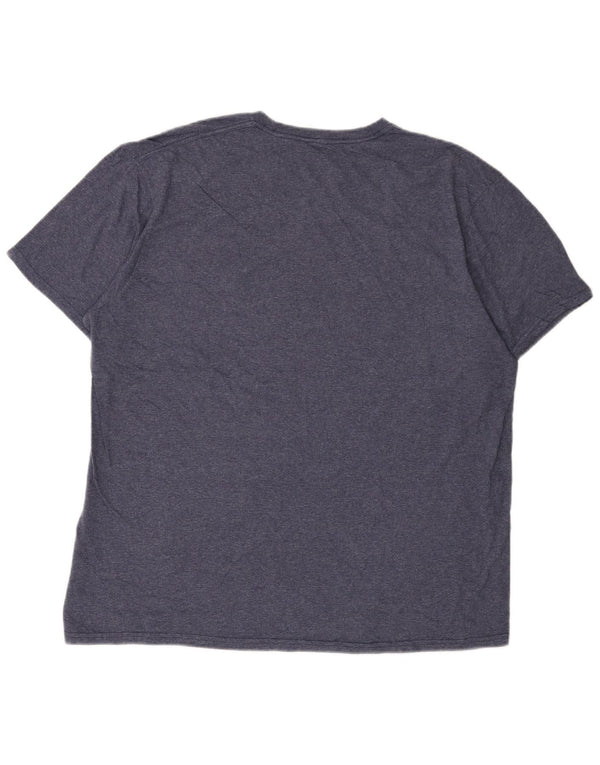Tricou grafic Quiksilver Premium Fit pentru bărbați Top XL, bleumarin, bumbac cu pete