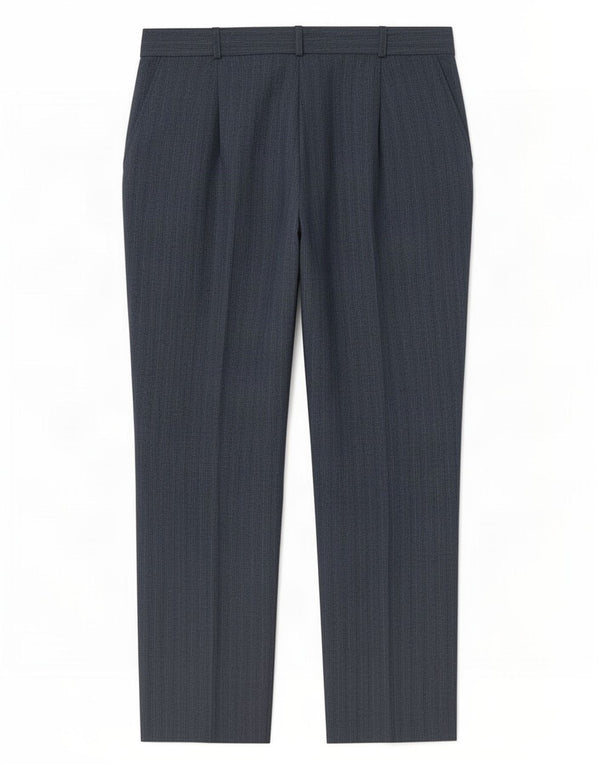 Marks & Spencer Dame fritidsbukser UK 16 Large W34 L28 Blå nålestribe