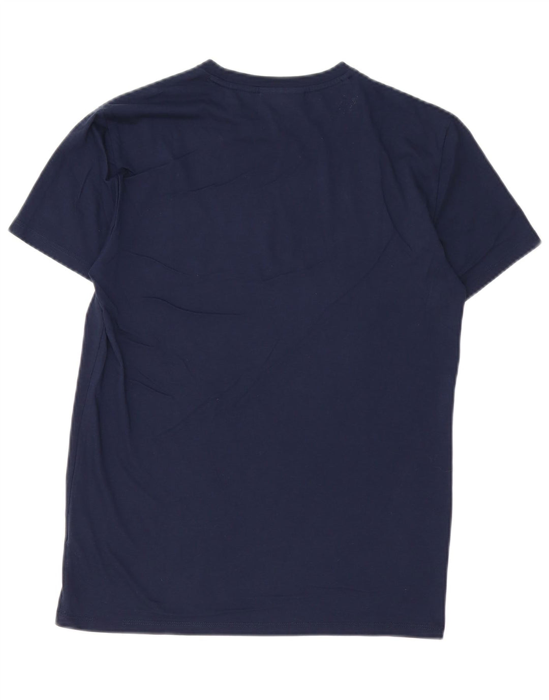 Lacoste Mens Regular Fit T-Shirt Top Size 3 Small Navy Blue Cotton