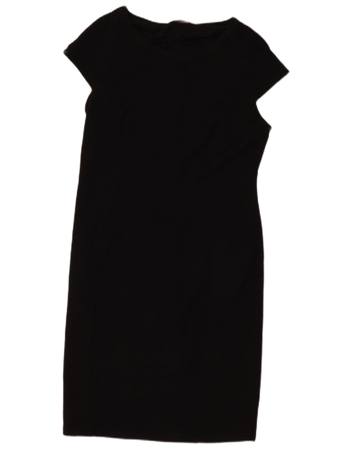 Marks & Spencer Womens Sheath Dress UK 18 XL Black Polyester