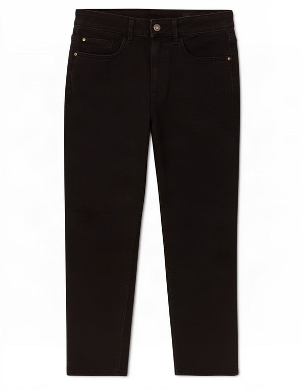 Marks & Spencer Γυναικεία Capri Skinny Jeans UK 12 Medium W30 L21 Black Cotton