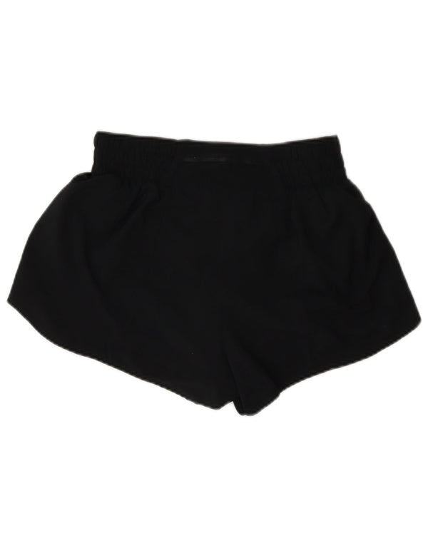 Nike Damen Dri Fit Sport Shorts UK 8 Small Schwarz Polyester