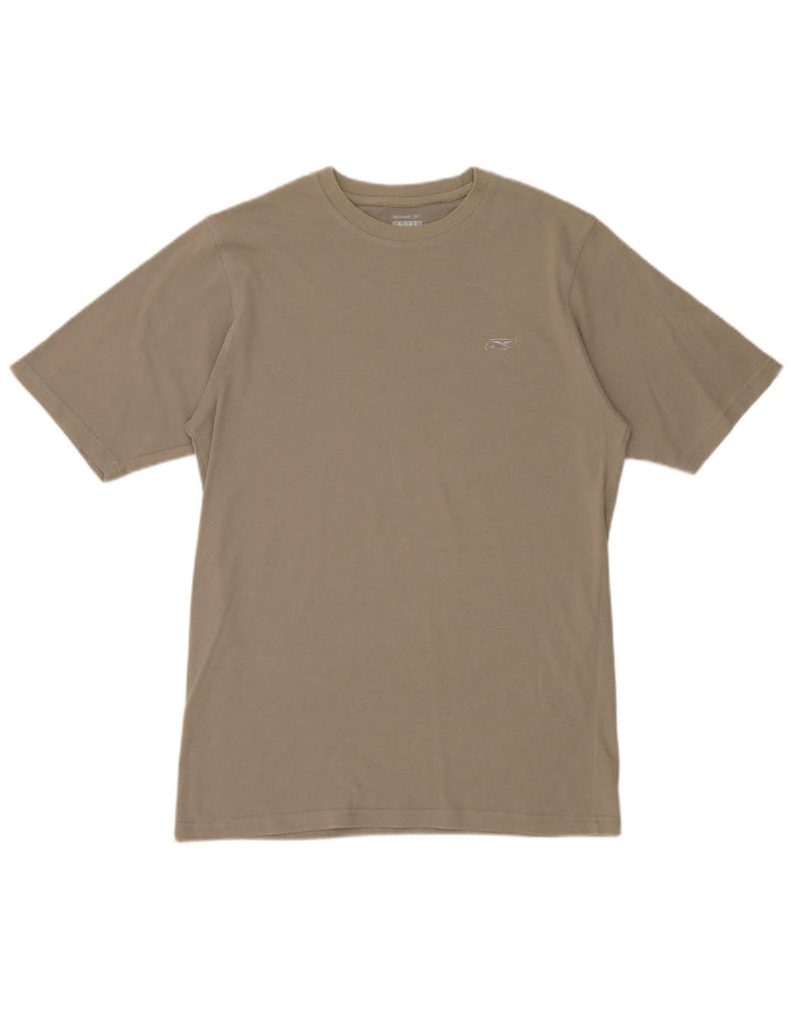 Reebok Herren T-Shirt Top Medium Khaki Baumwolle
