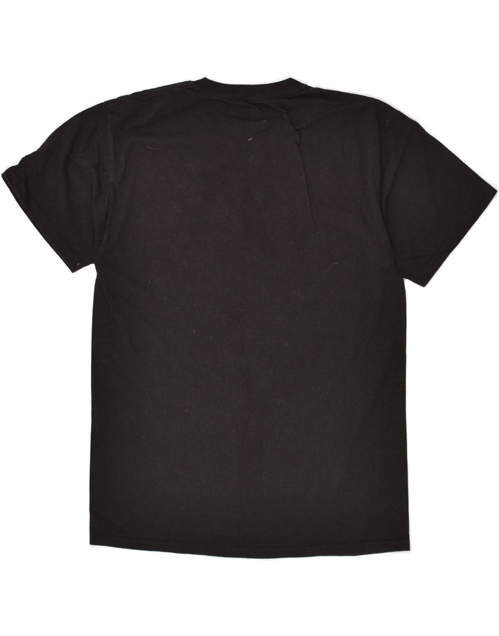 CHAMPION Mens Graphic T-Shirt Top Medium Black Cotton Vintage Champion and Second-Hand Champion from Messina Hembry 
