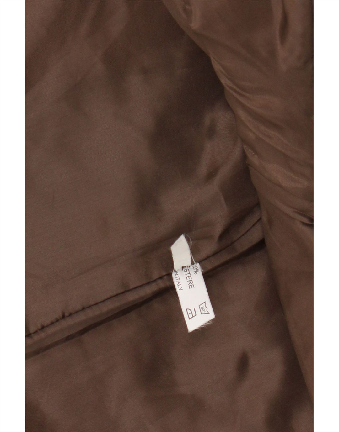 Vintage Womens Quilted Gilet UK 14 Medium Brown Polyester