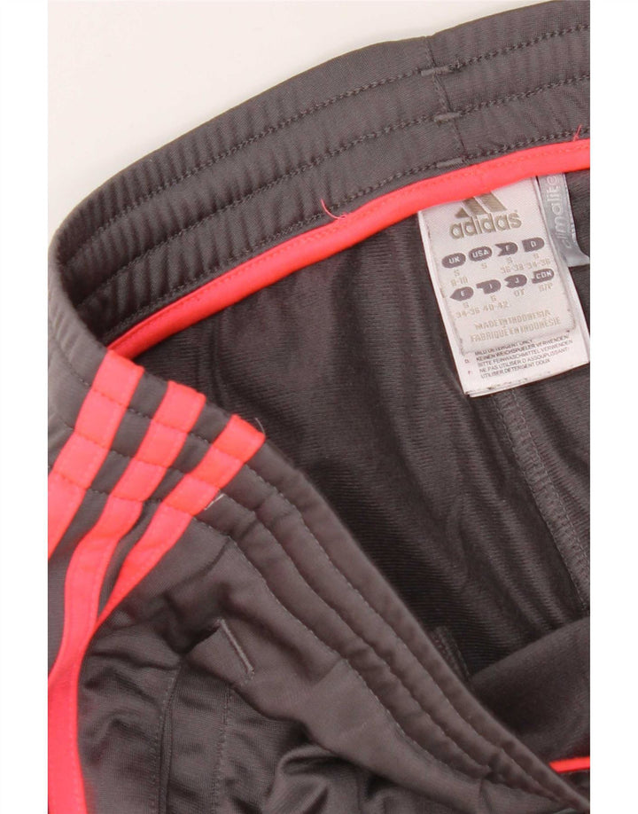 Adidas Womens Tracksuit Trousers UK 8/10 Small Grey Polyester