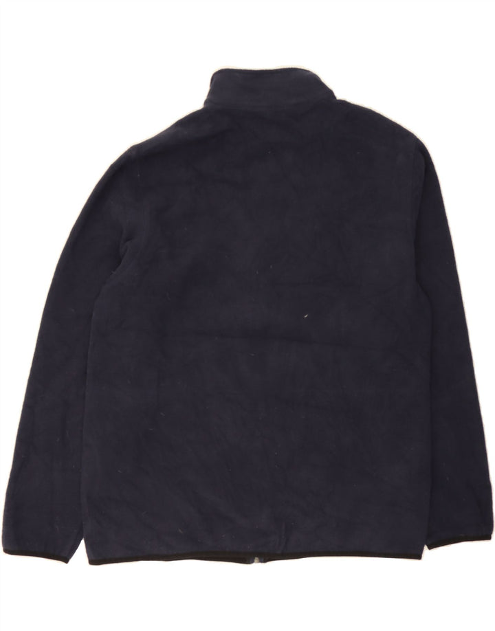 IZOD Mens Fleece Jacket UK 40 Large Navy Blue Polyester Vintage Izod and Second-Hand Izod from Messina Hembry 