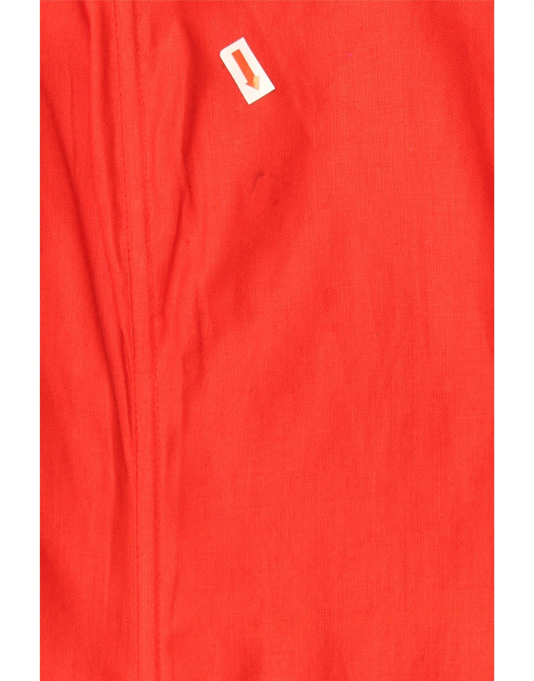 VINTAGE Womens Strapless Dress IT 42 Medium Red Linen Vintage Vintage and Second-Hand Vintage from Messina Hembry 