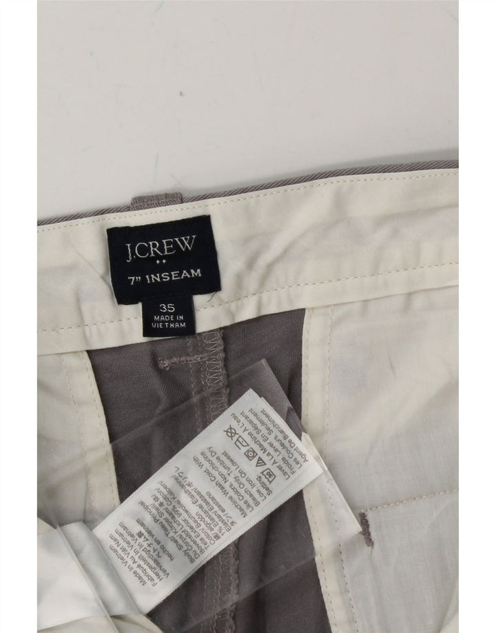 J. CREW Mens Chino Shorts W35 Large Grey Cotton Vintage J. Crew and Second-Hand J. Crew from Messina Hembry 