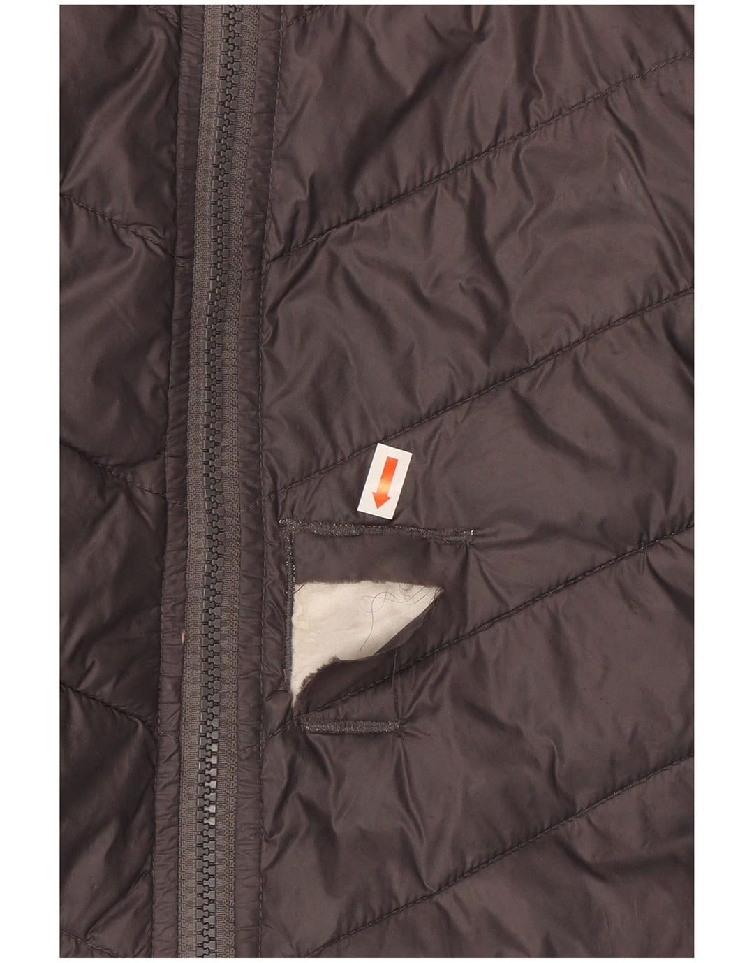 FAT FACE Womens Padded Jacket UK 18 XL  Grey Nylon