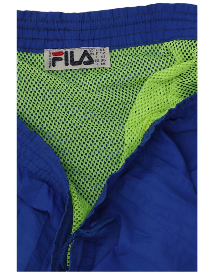 Pantaloncini sportivi grafici da uomo Fila IT 52 Large Blu