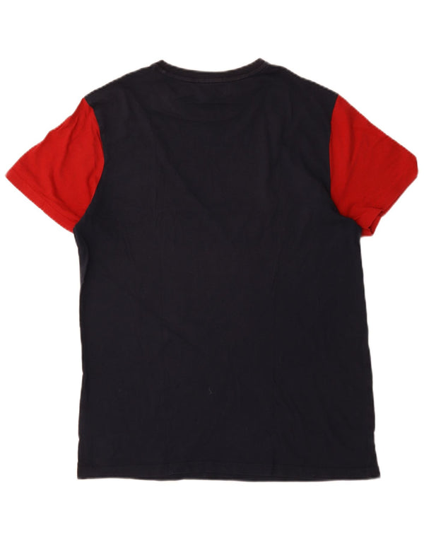 U.S. Polo Assn. Herre grafisk T-shirt Top Medium Marineblå Colourblock