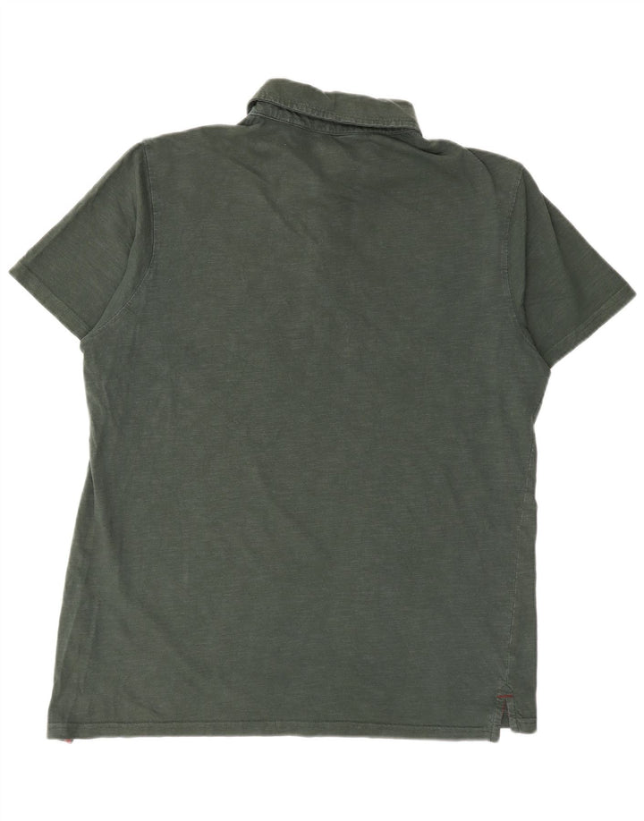Mountain Warehouse Mens Polo Shirt Medium Khaki Cotton