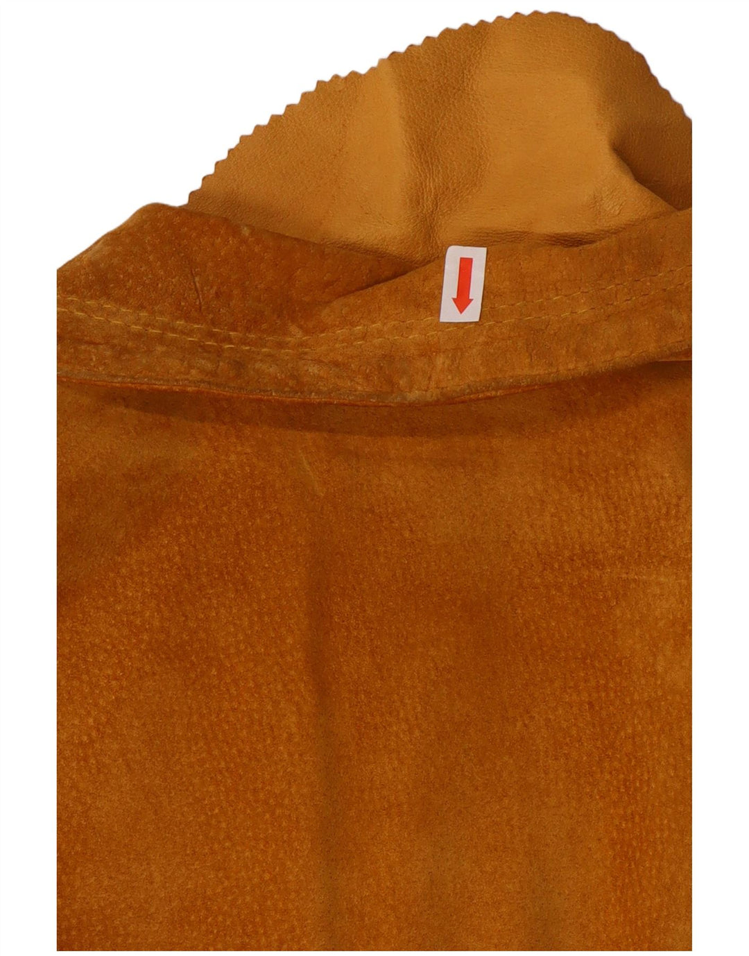 ROSSODISERA Womens Loose Fit Suede Jacket IT 44 Medium Brown Leather