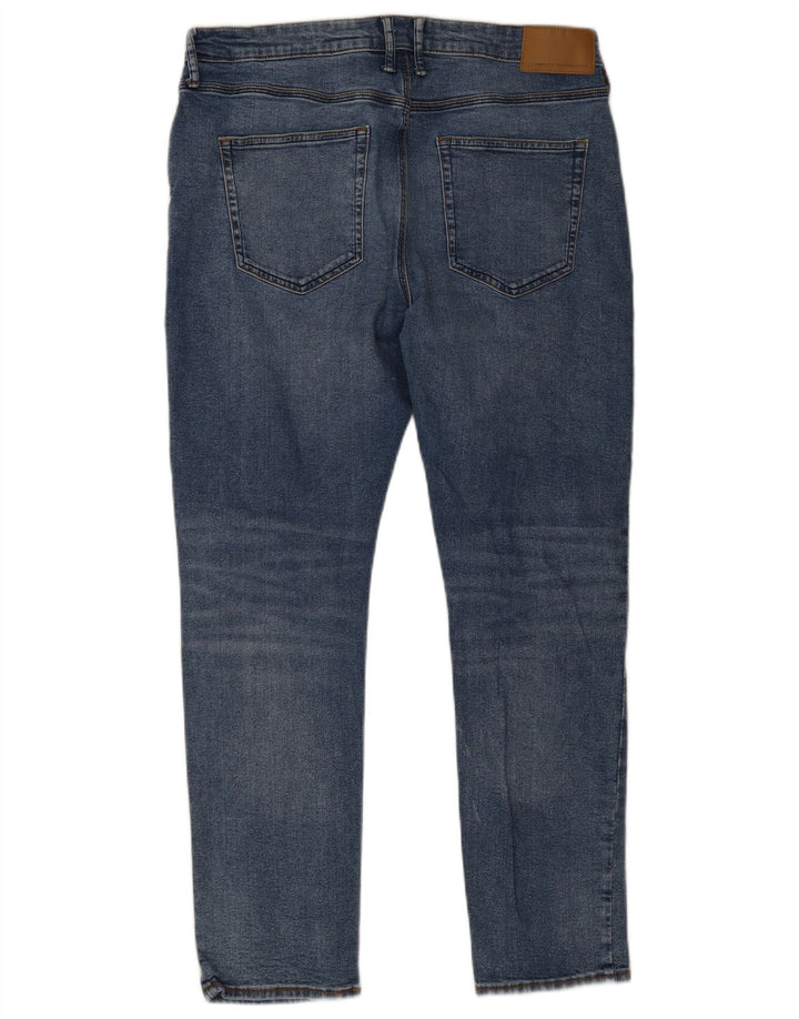 French Connection Mens Slim Jeans W36 L32 Blue Cotton