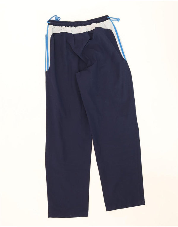 Adidas Boys Tracksuit Trousers 15-16 Years  Navy Blue Colourblock Polyester