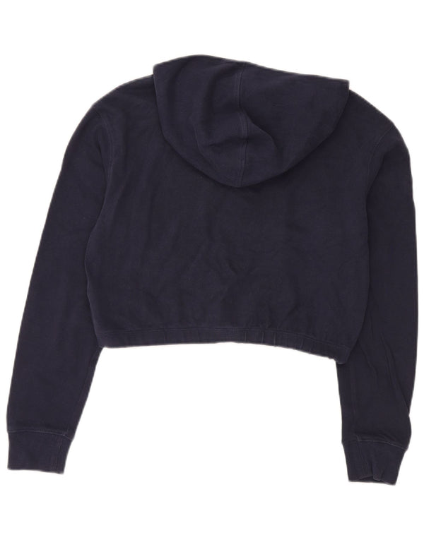 Tommy Hilfiger - Sudadera con capucha para mujer, diseño gráfico, talla UK 6 XS, algodón azul marino