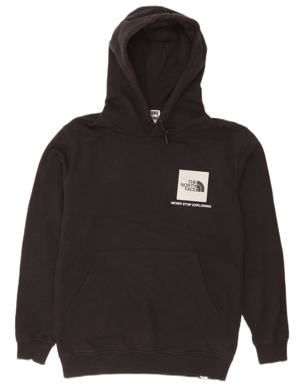 The North Face Mens Graphic Hoodie Jumper Small Black Cotton