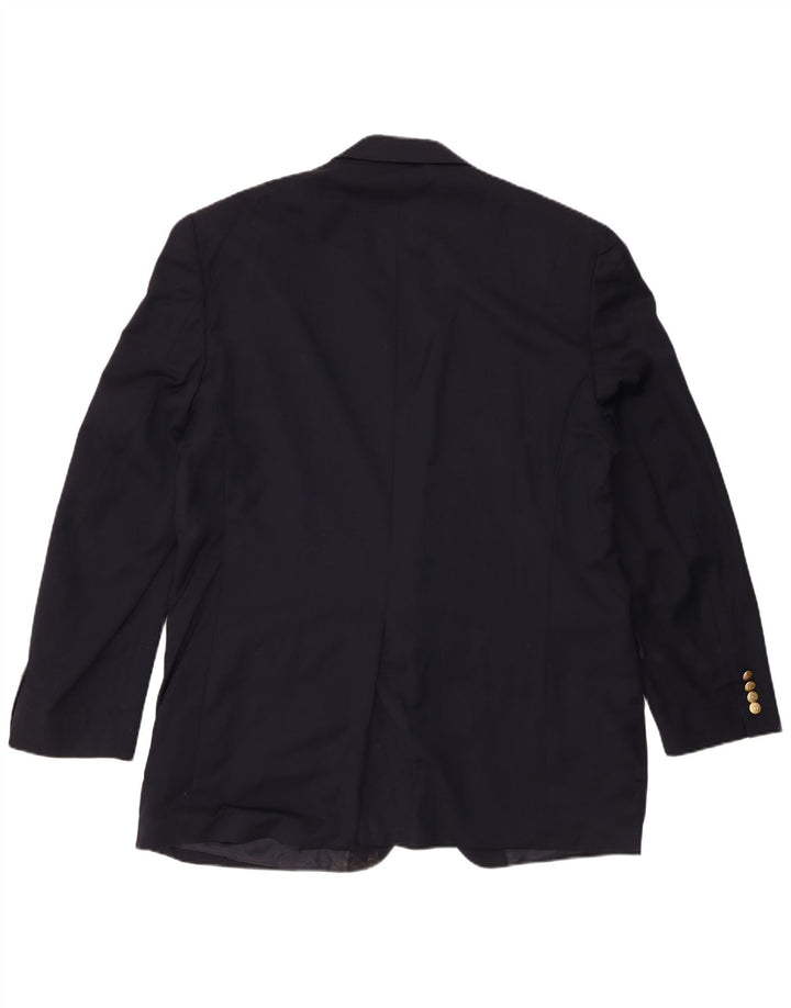 Chaps Herre 2-knaps blazerjakke UK 44 2XL Marineblå Uld