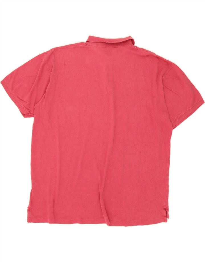 EDDIE BAUER Mens Polo Shirt XL Pink Cotton Vintage Eddie Bauer and Second-Hand Eddie Bauer from Messina Hembry 