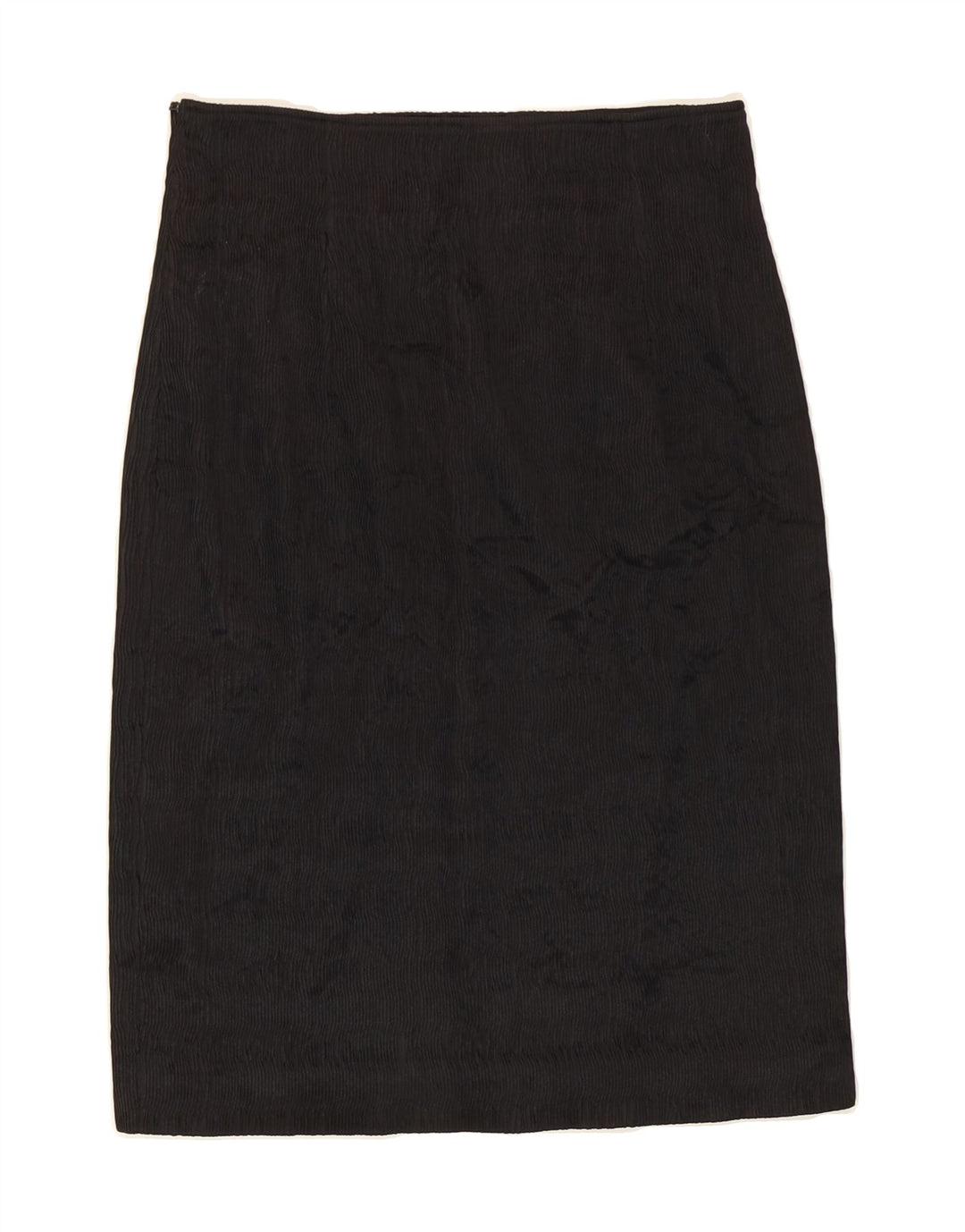 GENNY Womens Pencil Skirt IT 44 Medium W30  Black Acetate Vintage Genny and Second-Hand Genny from Messina Hembry 