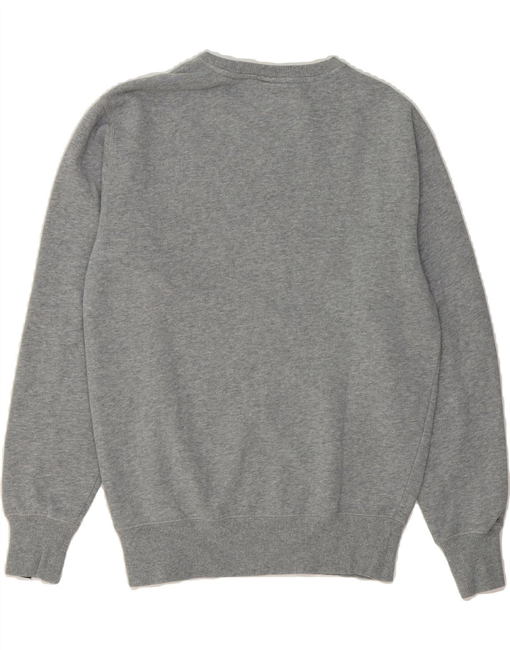 ELLESSE Mens Graphic Sweatshirt Jumper Small Grey Cotton Vintage Ellesse and Second-Hand Ellesse from Messina Hembry 