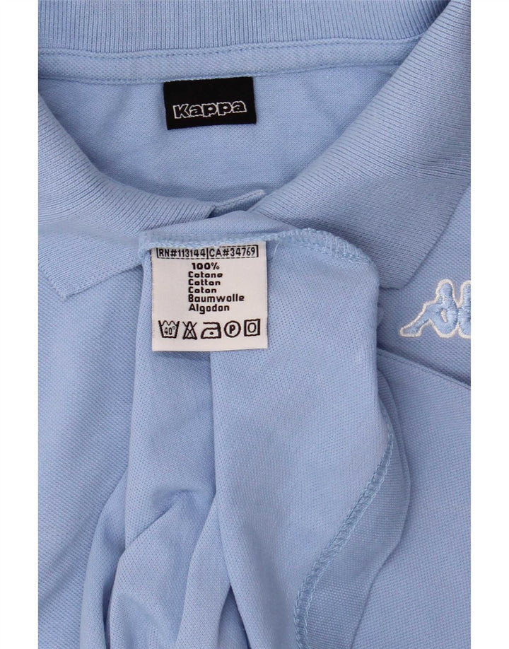 Kappa Polo Homme Petit Bleu Coton