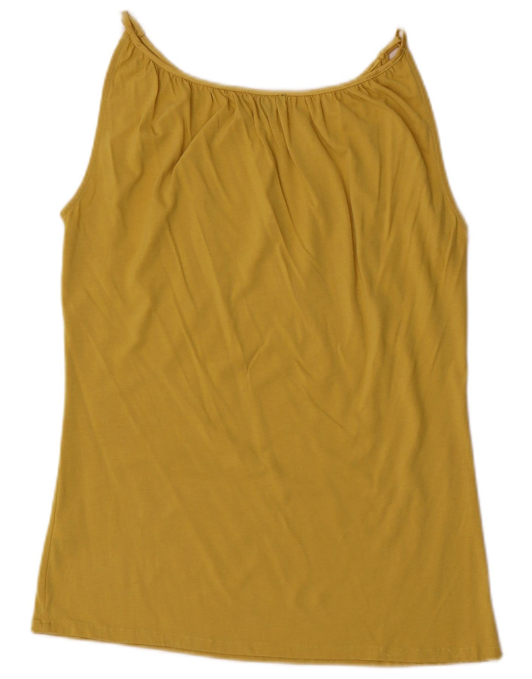 Damski top na ramiączkach Massimo Dutti UK 14, średni żółty Lyocell