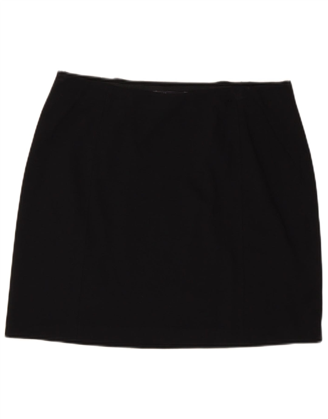 Marks & Spencer Womens Mini Skirt UK 14 Large W32 Black Viscose