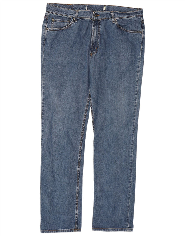 Carrera Mens Straight Jeans W38 L33 Blue