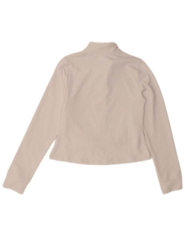 Ellesse Womens Træningsdragt Top Jacket UK 10 Small White Polyester