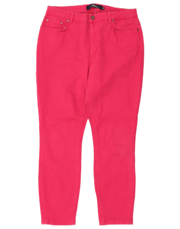 Boden Dame Skinny Jeans UK 14 Large W32 L26 Pink Bomuld
