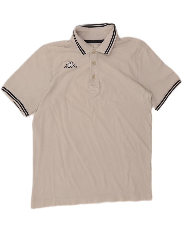 Kappa Mens Polo Shirt Medium White