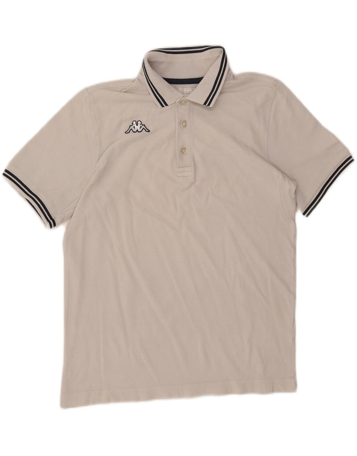 Kappa Mens Polo Shirt Medium White
