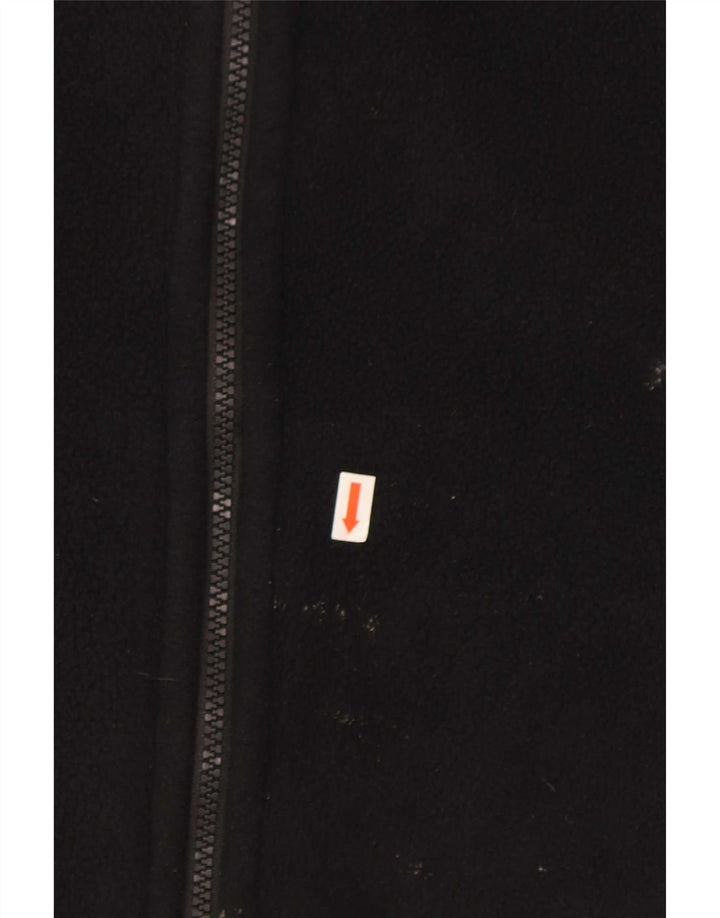 Jack Wolfskin Womens Liner Fleece Jacket UK 14 Large Black Polyester