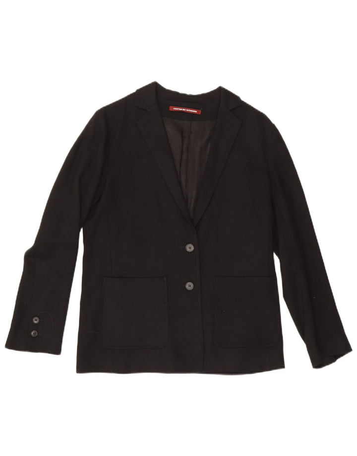 COMPTOIR DES COTONNIERS Womens 2 Button Blazer Jacket UK 6 XS Black