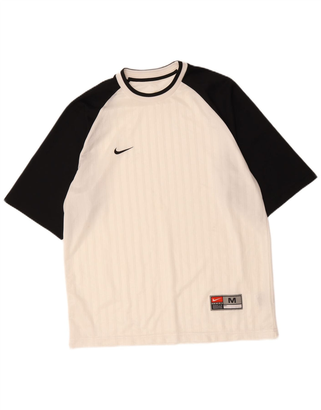 Camiseta Nike Hombre Top Medium Blanco Colorblock Poliéster