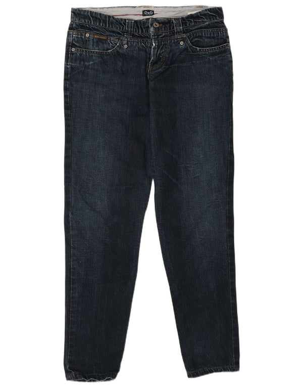 Dolce & Gabbana Womens Slim Jeans IT 48 XL W34 L32 Navy Blue Cotton