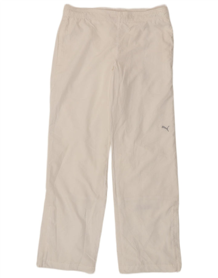 Puma Womens Tracksuit Trousers UK 14 Large  White