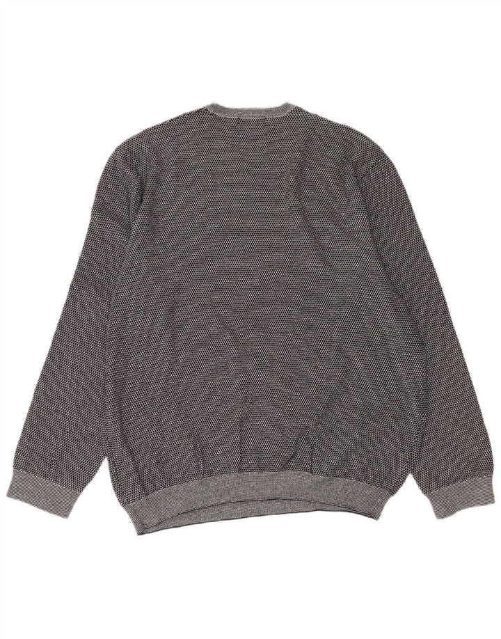 Suéter masculino MARKS & SPENCER com gola redonda 2XL algodão cinza