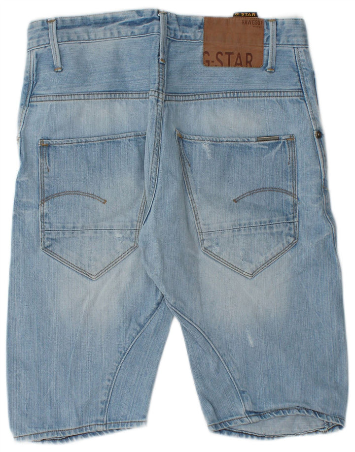 G-Star Mens Denim Shorts W31 Medium Blue Cotton