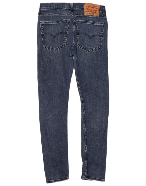 Levi's Uomo 519 Hi-Ball Skinny Jeans W32 L29 Cotone Blu