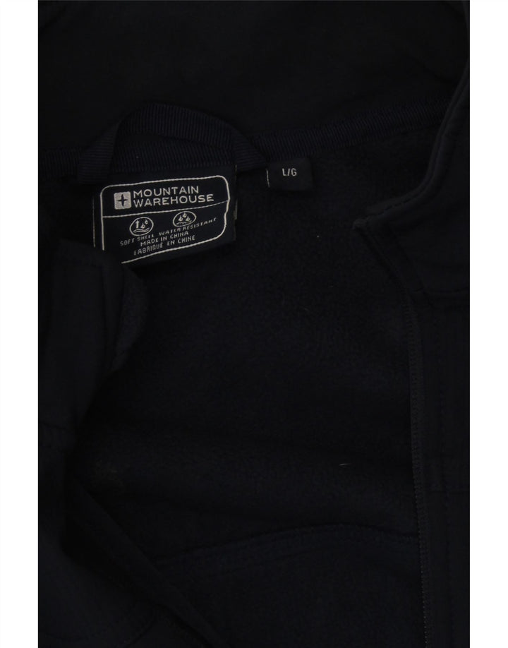 MOUNTAIN WAREHOUSE Mens Windbreaker Jacket UK 40 Large Navy Blue Polyester Vintage Mountain Warehouse and Second-Hand Mountain Warehouse from Messina Hembry 