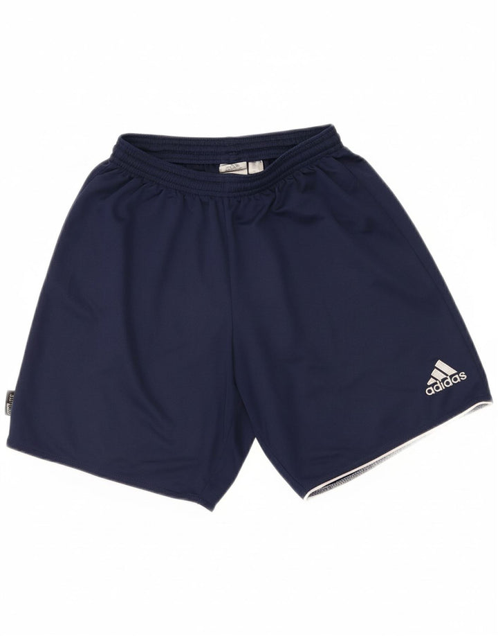 ADIDAS Mens Climalite Sport Shorts Small  Navy Blue Polyester